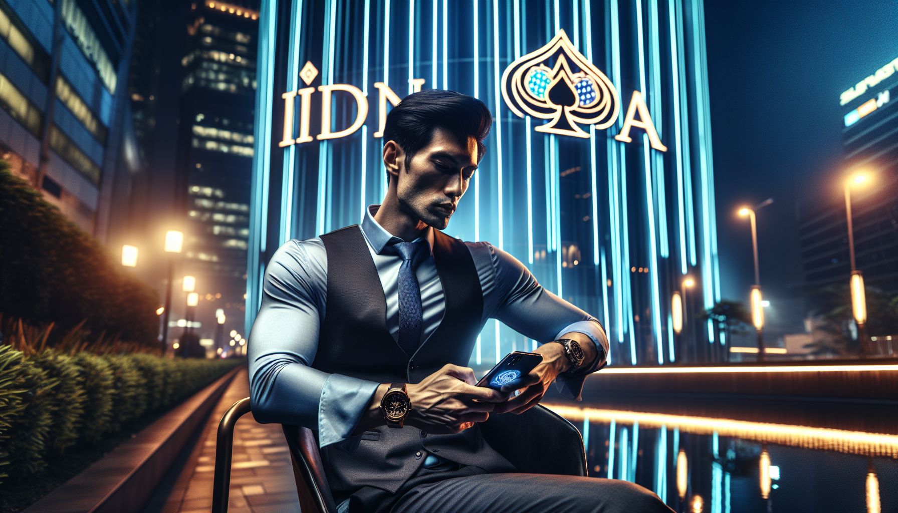 Aplikasi mobile IDNRAJA yang aman berjalan lancar di smartphone Android dan iOS