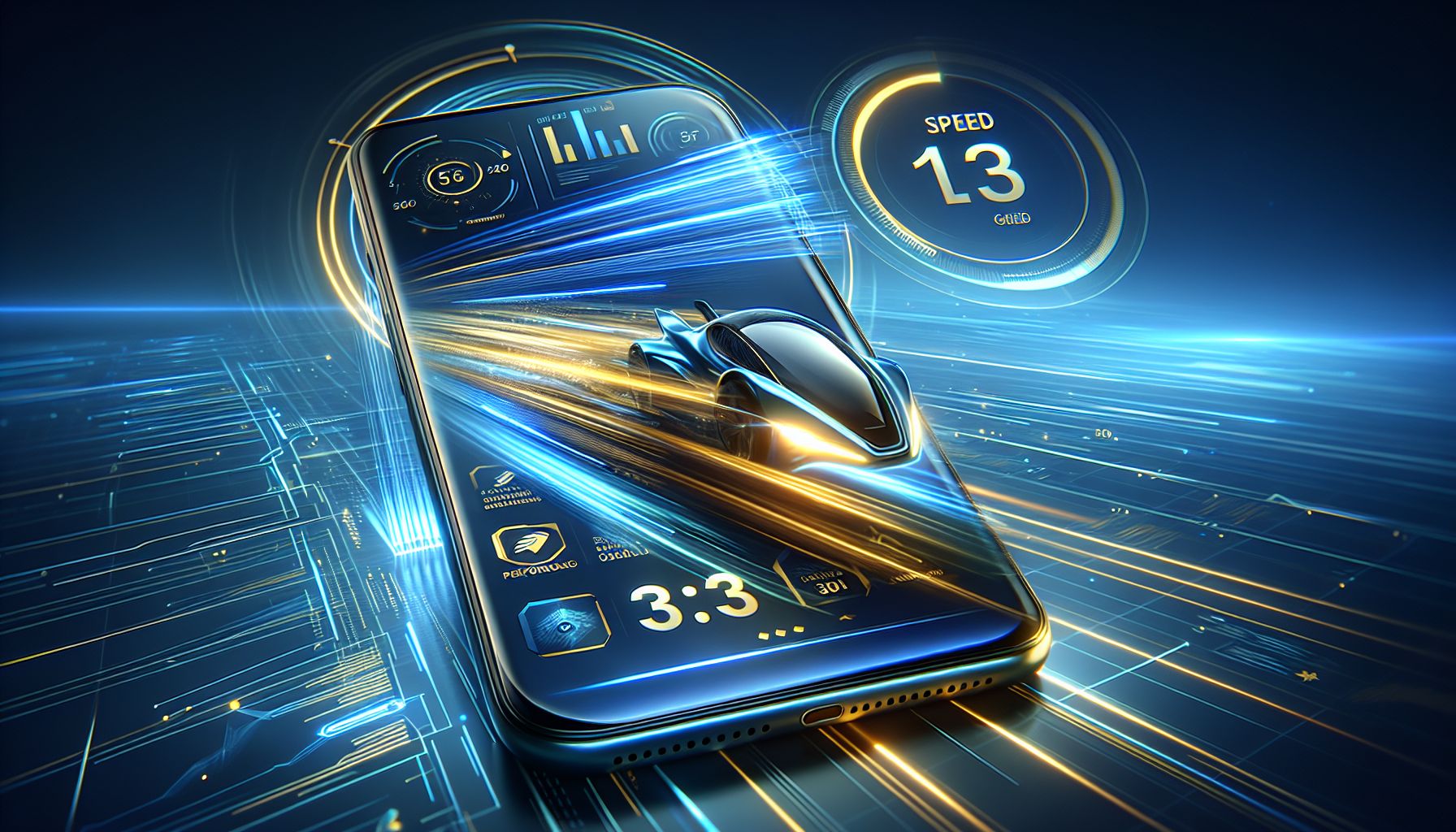 IDNRAJA mobile performance update visual with sleek interface and fast access theme